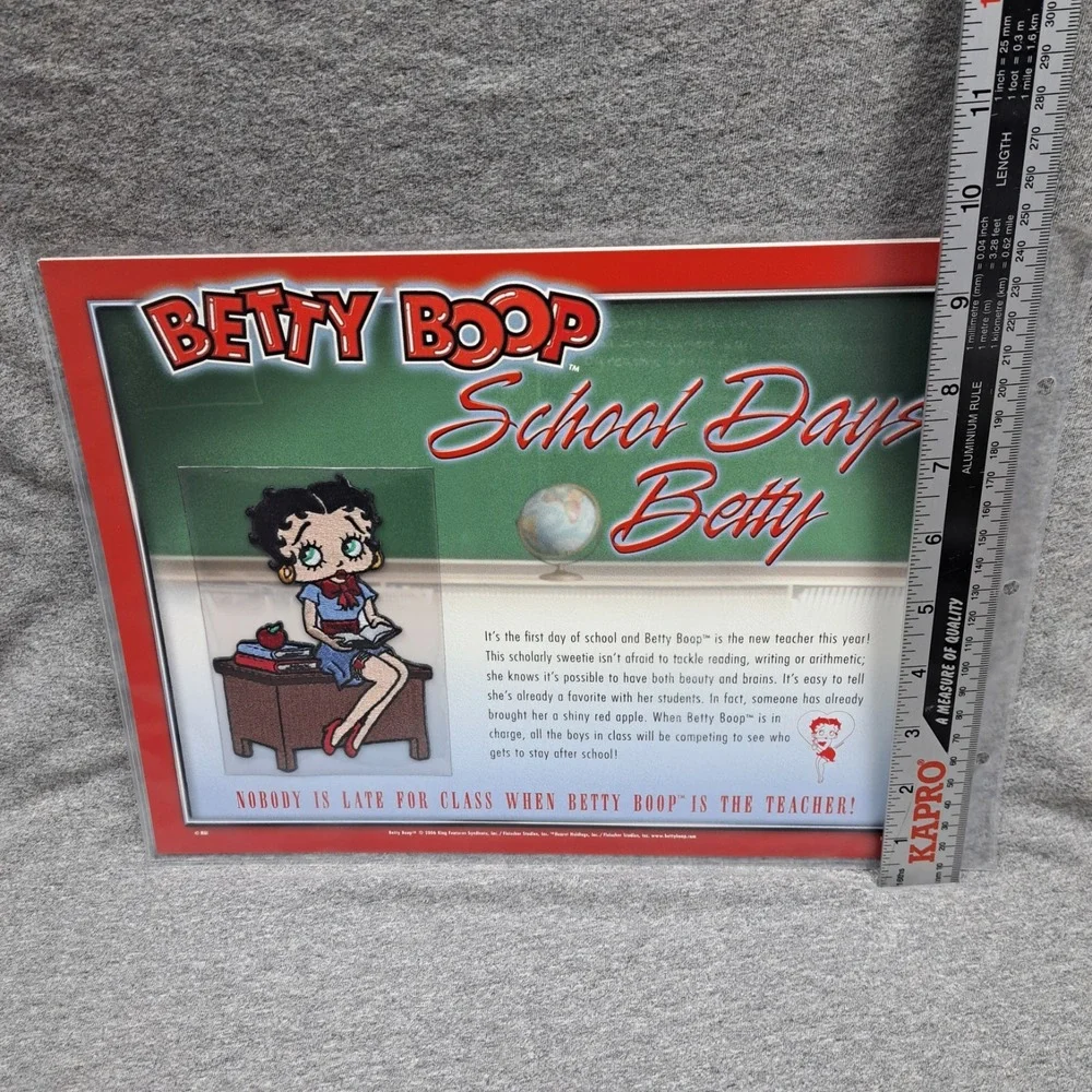 Betty Boop Patch School Days Betty‎ Clothing Patch Collectible Vintage Teacher